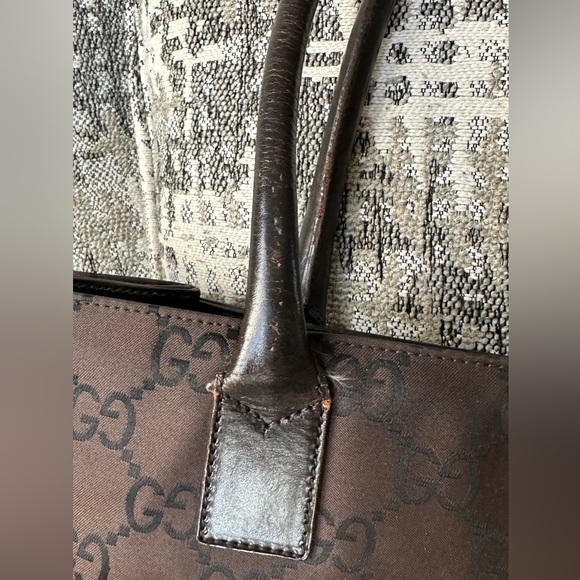 Vintage top handle Gucci bag. I used it to carry office files - Picture 3 of 14